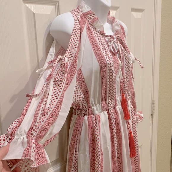 Red/White Vertical Striped Dress ❤️New Listing❤️ - Picture 7 of 10